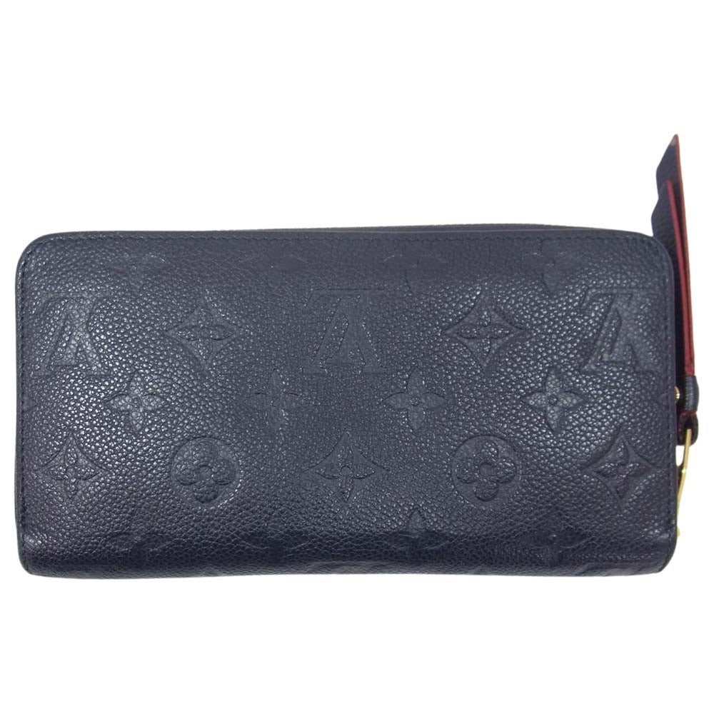 LOUIS VUITTON ルイ・ヴィトン M62121 モノグラム アンプラント ジッピー ウォレット ネイビー系【中古】