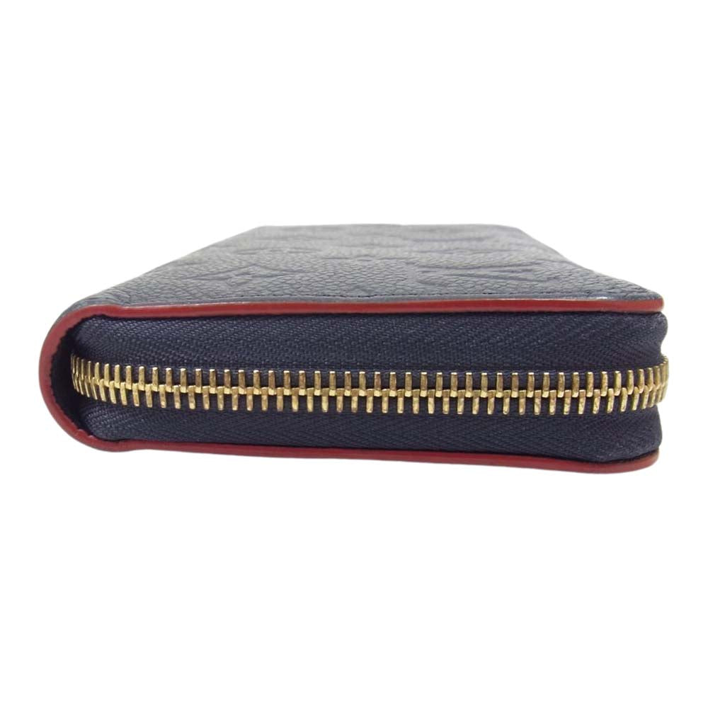 LOUIS VUITTON ルイ・ヴィトン M62121 モノグラム アンプラント ジッピー ウォレット ネイビー系【中古】