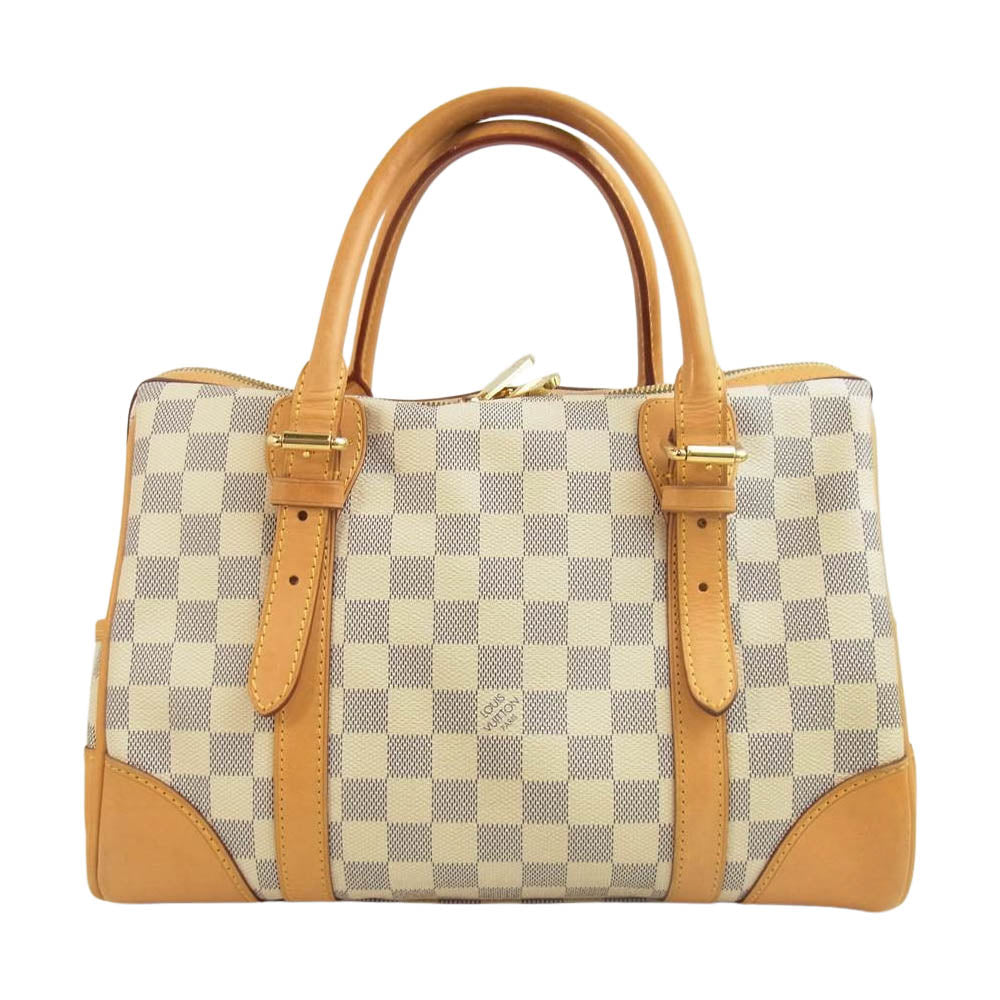 LOUIS VUITTON ルイ・ヴィトン N52001 ダミエアズール バークレー ハンドバッグ ベージュ系【中古】
