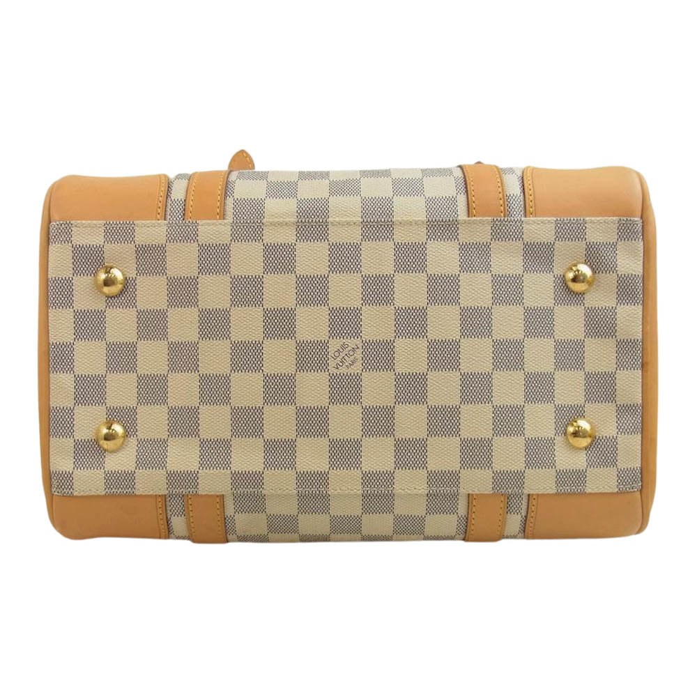LOUIS VUITTON ルイ・ヴィトン N52001 ダミエアズール バークレー ハンドバッグ ベージュ系【中古】