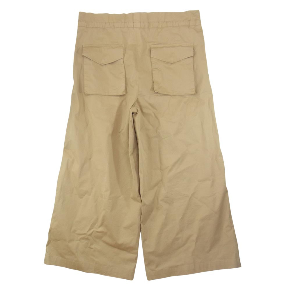 DSQUARED2 ディースクエアード 国内正規品 コットン イージー ワイドパンツ ベージュ系 38【美品】【中古】