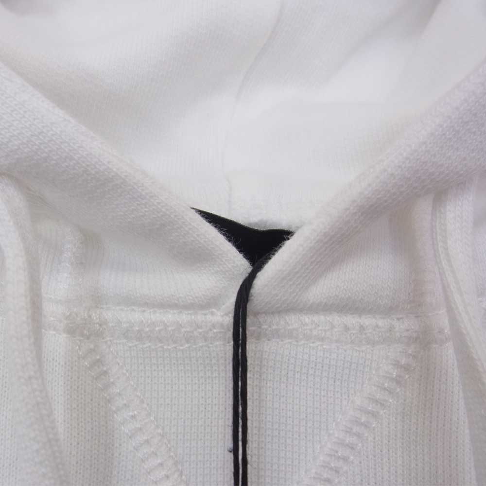 DSQUARED2 ディースクエアード 国内正規品 S72GU0276 S25305 HOODED SWEATSHIRT ロゴ グラフィックプリント プルオーバー パーカー ホワイト系 S【美品】【中古】