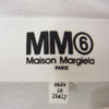 MAISON MARGIELA メゾンマルジェラ MM6 S32NC0515 S51058 White cotton jersey top タイカラー フレンチスリーブ カットソー ホワイト系 S【中古】