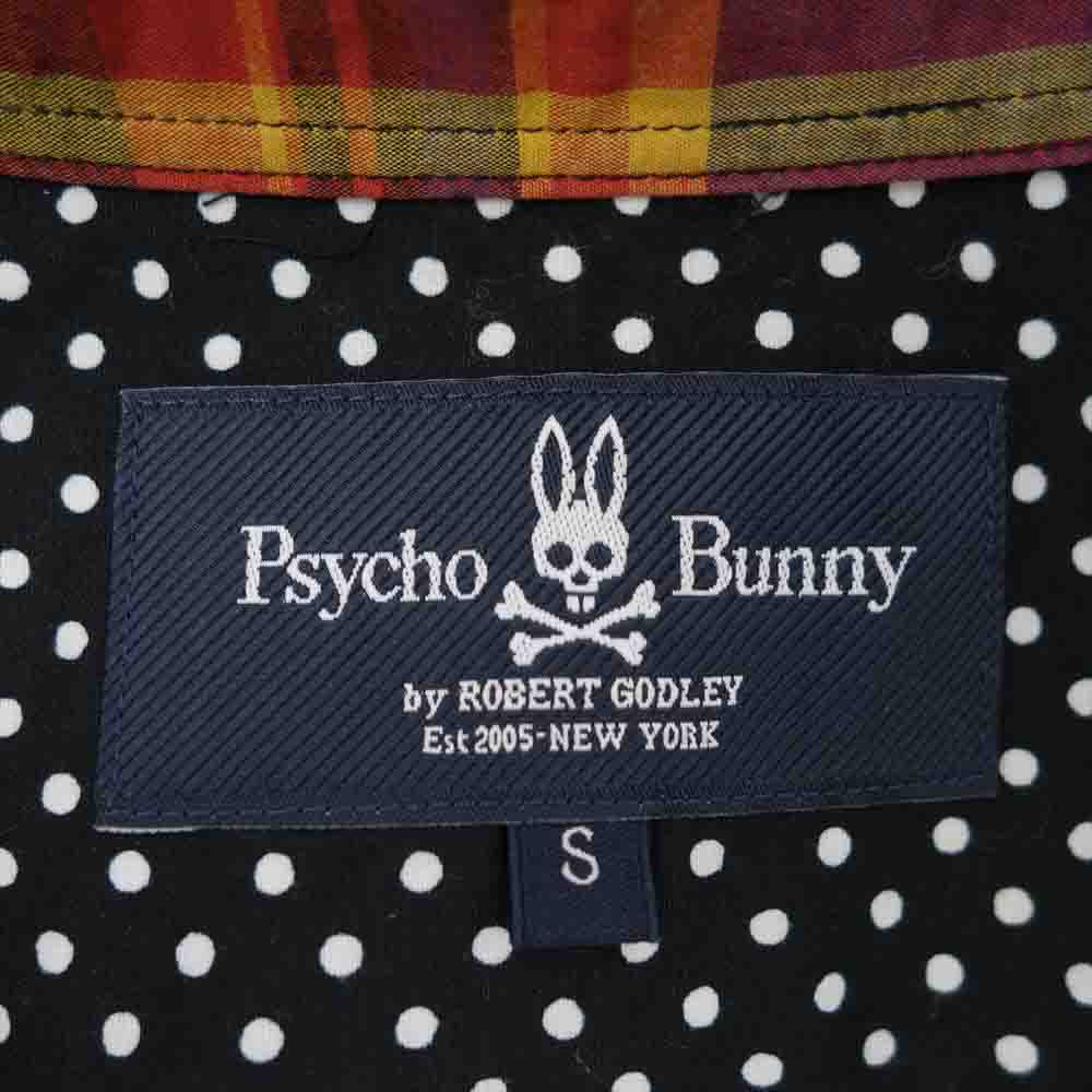 サイコバニー ドット チェック 切替 長袖 シャツ マルチカラー系 S【中古】