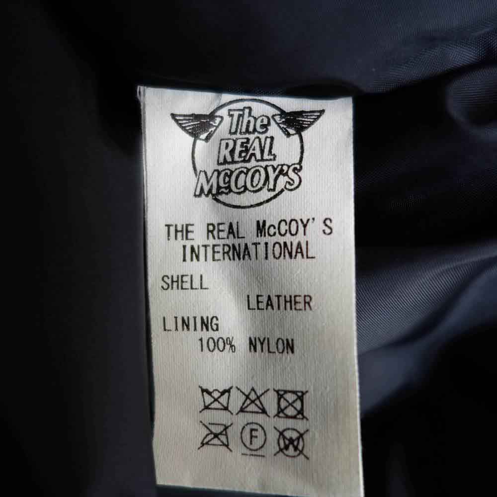 The REAL McCOY'S ザリアルマッコイズ MJ10145 DEERSKIN DOWN VEST ディアスキン スエード 切替 ダウン ベスト ブラック系 38【中古】