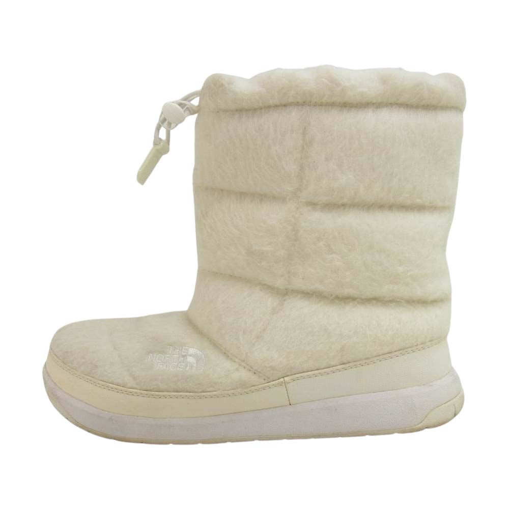 THE NORTH FACE ノースフェイス NFW51683 W Nuptse Bootie Wool II ウィメンズ ヌプシ ブーティー ウール ホワイト系 25cm【中古】