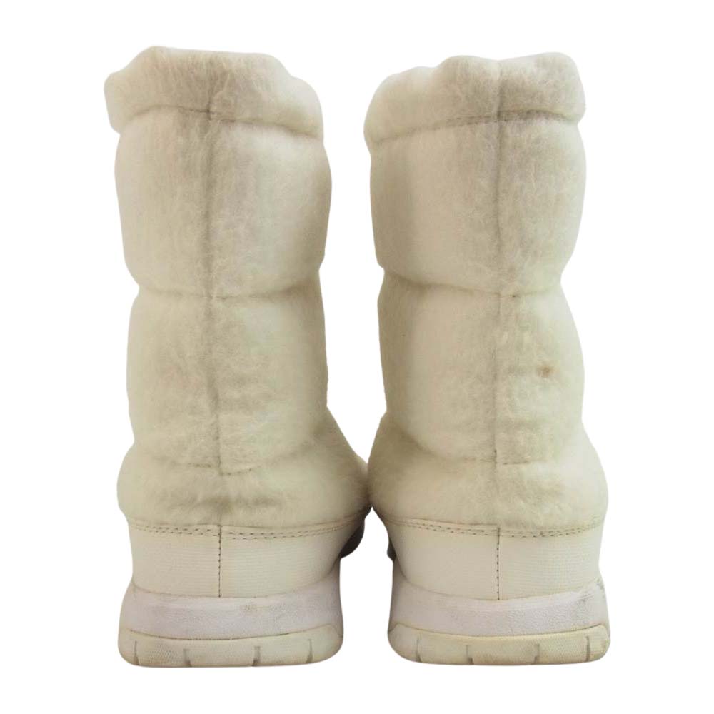 THE NORTH FACE ノースフェイス NFW51683 W Nuptse Bootie Wool II ウィメンズ ヌプシ ブーティー ウール ホワイト系 25cm【中古】