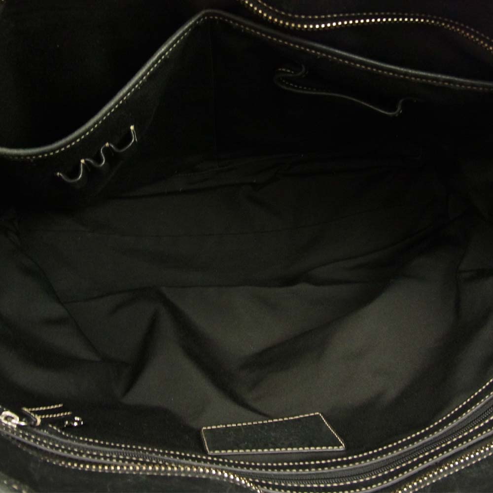 COACH コーチ F70103 レザー ブリーフケース ブラック系【中古】