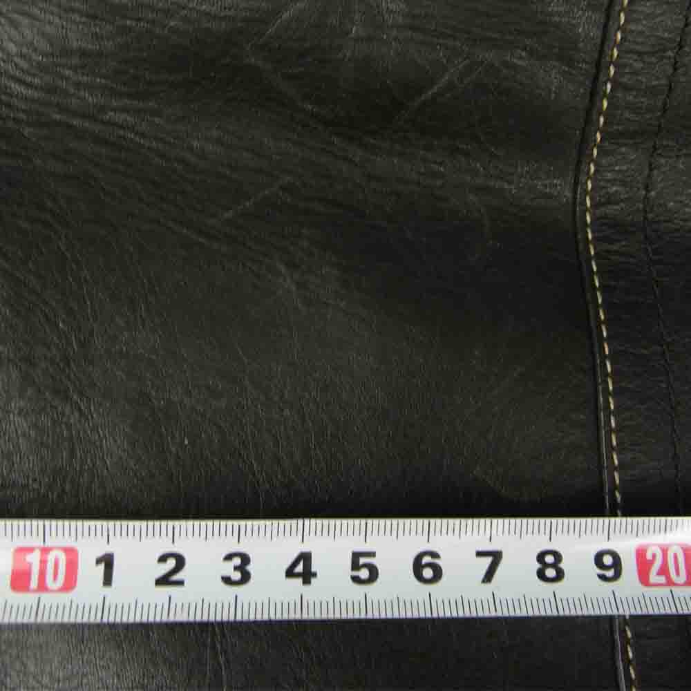 COACH コーチ F70103 レザー ブリーフケース ブラック系【中古】