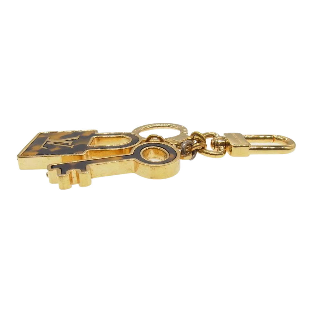 LOUIS VUITTON ルイ・ヴィトン M65088 ポルトクレ コンフィダンス キーホルダー ゴールド系【中古】