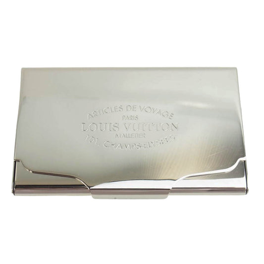 LOUIS VUITTON ルイ・ヴィトン M66175 ポルト カルト ヴォワヤージュ 名刺入れ シルバー系【中古】