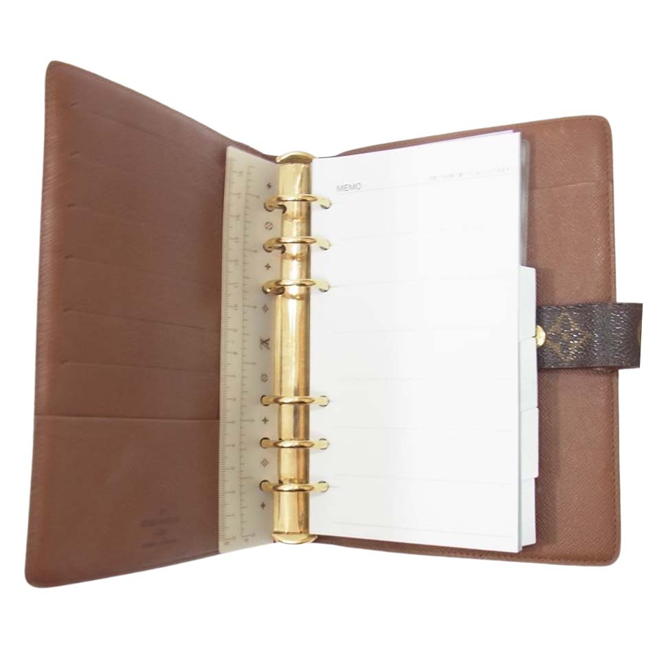 LOUIS VUITTON ルイ・ヴィトン R20105 モノグラム アジェンダ MM ブラウン系【中古】