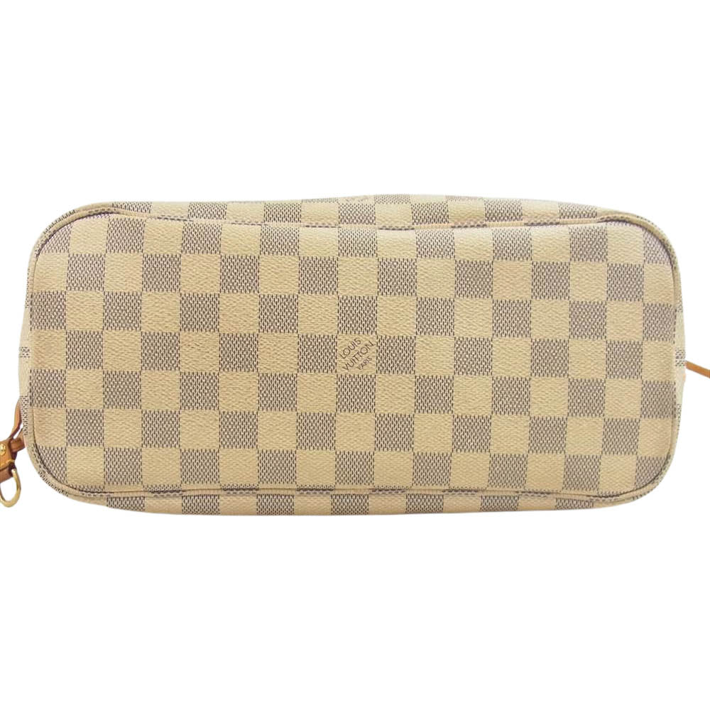 LOUIS VUITTON ルイ・ヴィトン N41362 ダミエ アズール ネヴァーフル PM バッグ ベージュ系【中古】