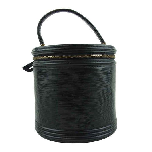 LOUIS VUITTON ルイ・ヴィトン M48032 エピ カンヌ バニティ バッグ ブラック系【中古】