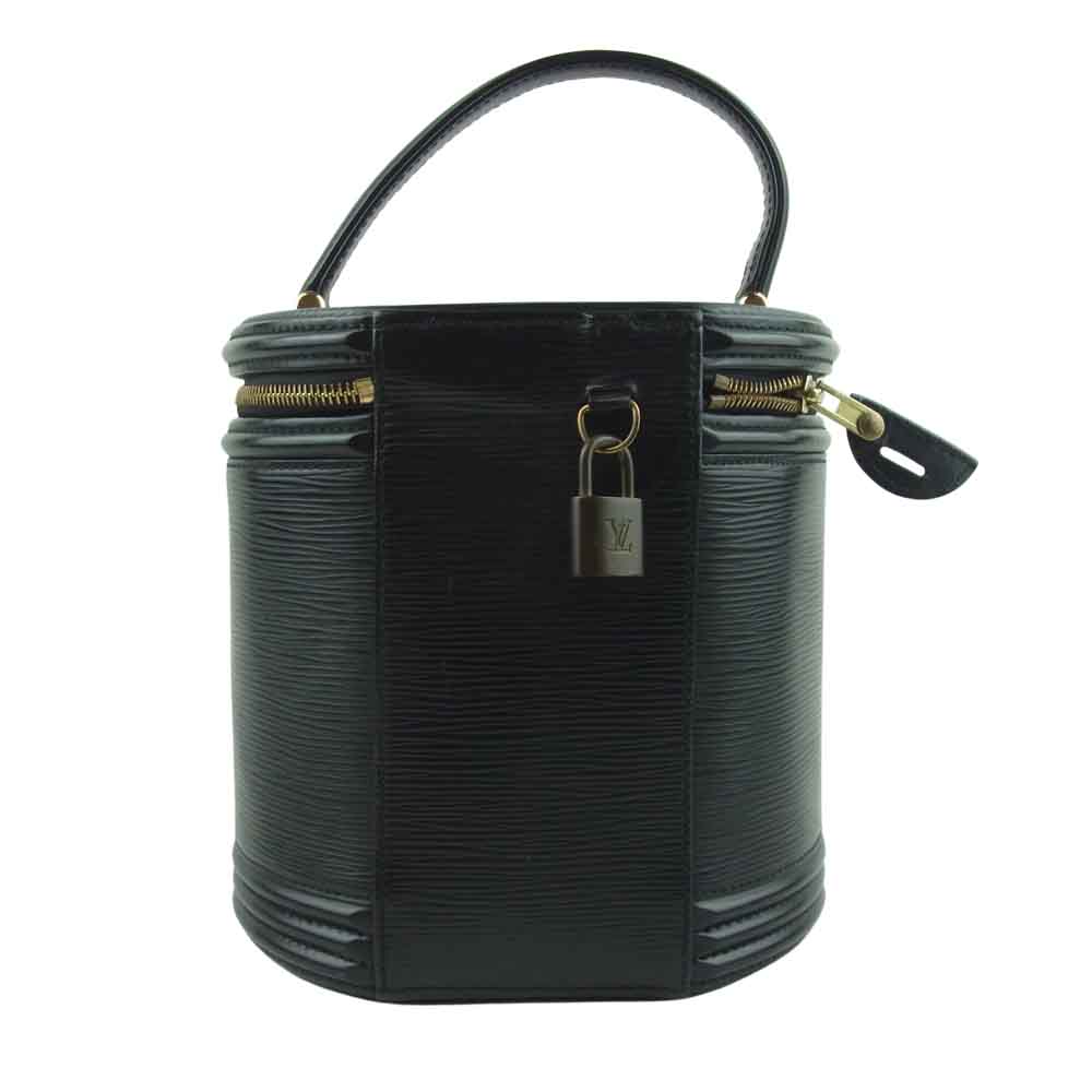 LOUIS VUITTON ルイ・ヴィトン M48032 エピ カンヌ バニティ バッグ ブラック系【中古】