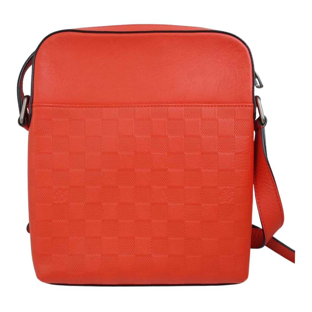 LOUIS VUITTON ルイ・ヴィトン N23356 ダミエ アンフィニ ポシェット ディストリクト レッド系【中古】