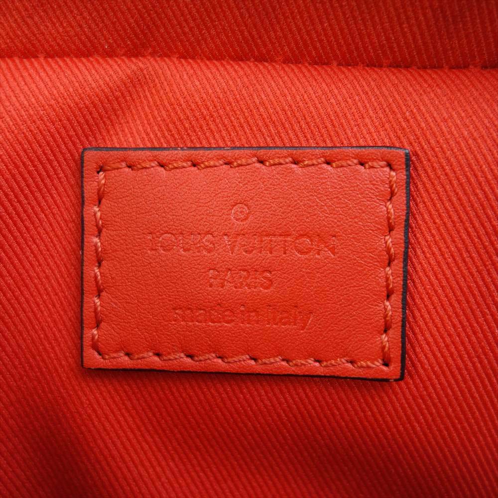 LOUIS VUITTON ルイ・ヴィトン N23356 ダミエ アンフィニ ポシェット ディストリクト レッド系【中古】
