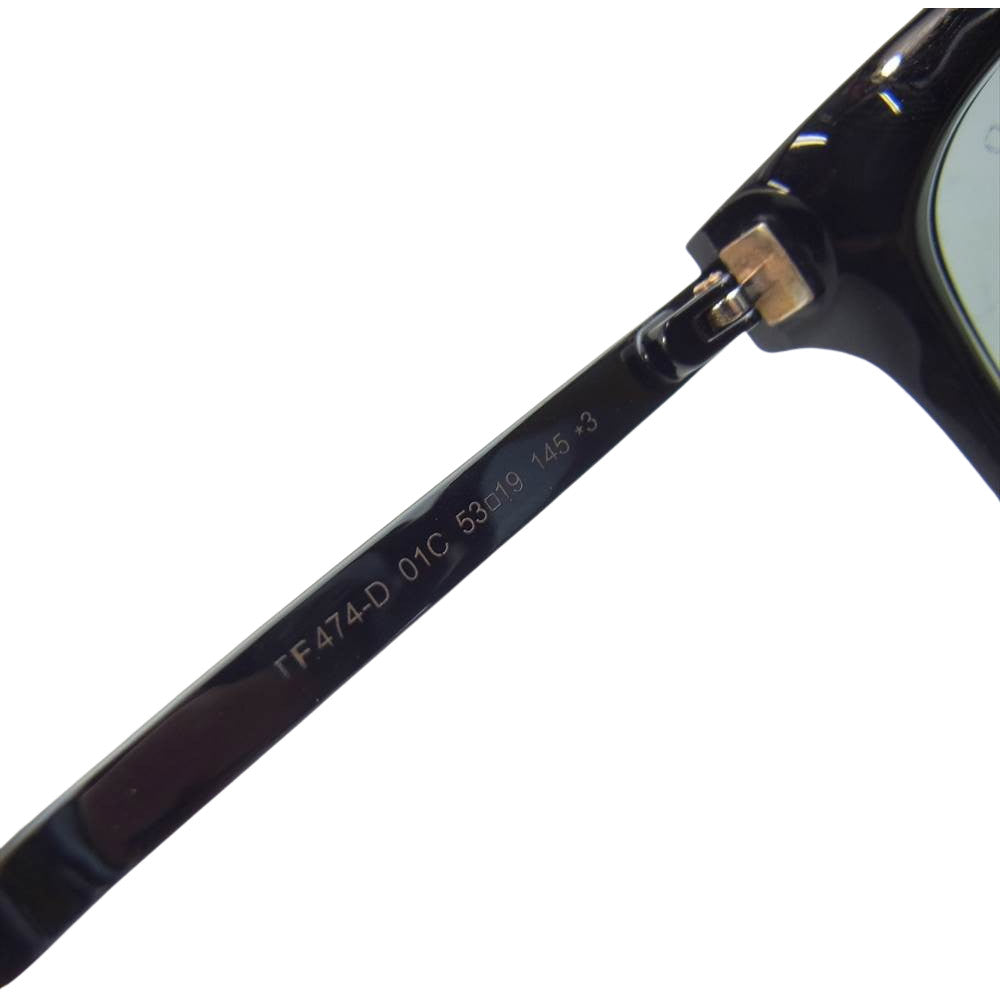 TOM FORD トムフォード TF-474-D 01C ウェリントン ミラーレンズ サングラス ブラック系【中古】