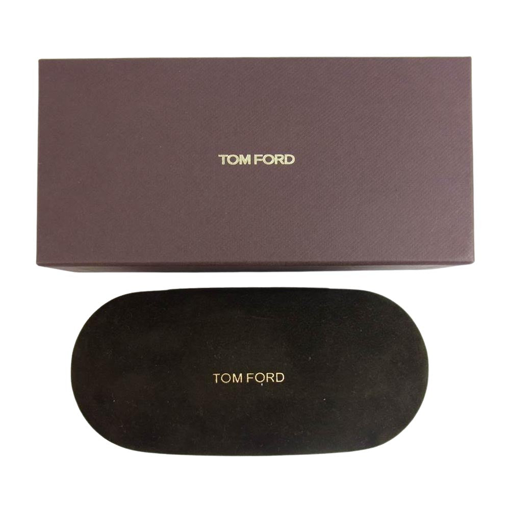 TOM FORD トムフォード TF-474-D 01C ウェリントン ミラーレンズ サングラス ブラック系【中古】
