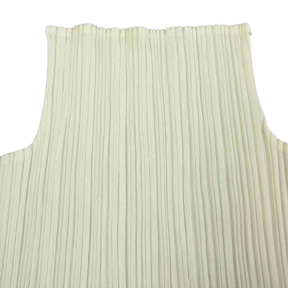 PLEATS PLEASE プリーツプリーズ イッセイミヤケ PP72-JK604 プリーツ加工 ハイネック 長袖カットソー ホワイト系 3【中古】