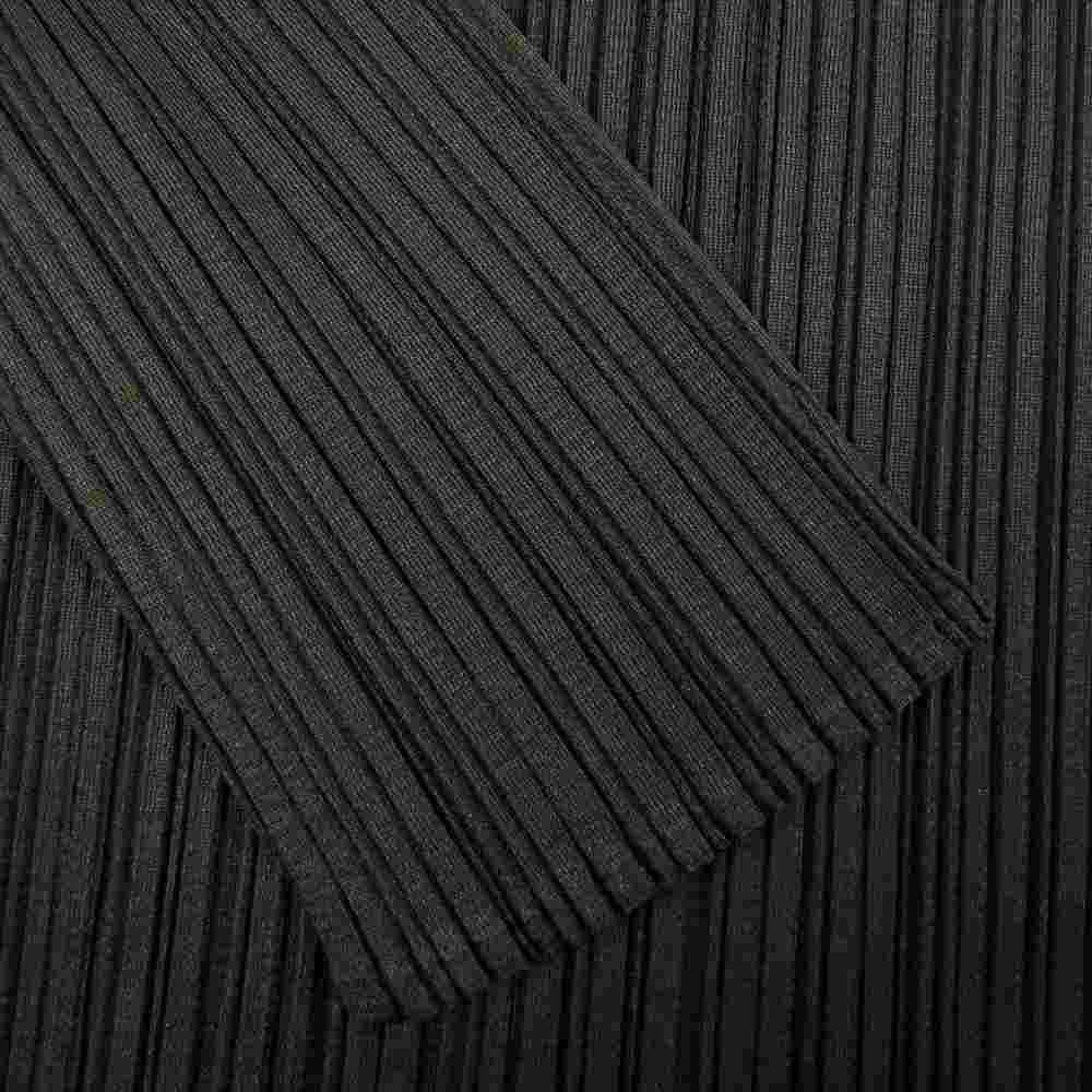 PLEATS PLEASE プリーツプリーズ イッセイミヤケ PP04-JK604 プリーツ加工 ハイネック 長袖カットソー ブラック系 3【美品】【中古】