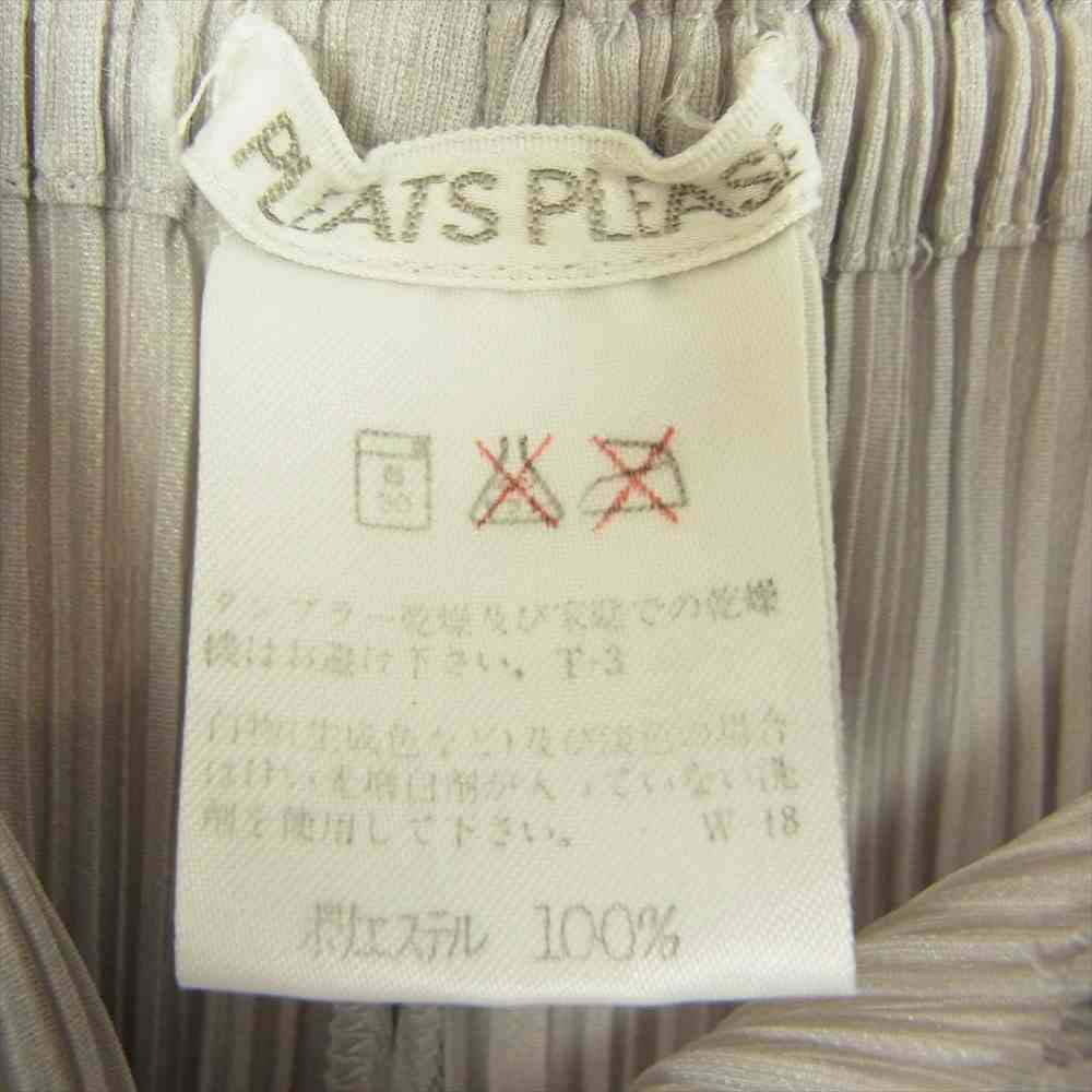PLEATS PLEASE プリーツプリーズ イッセイミヤケ PP41-JF609 プリーツ加工 ストレート パンツ グレー系 M【美品】【中古】