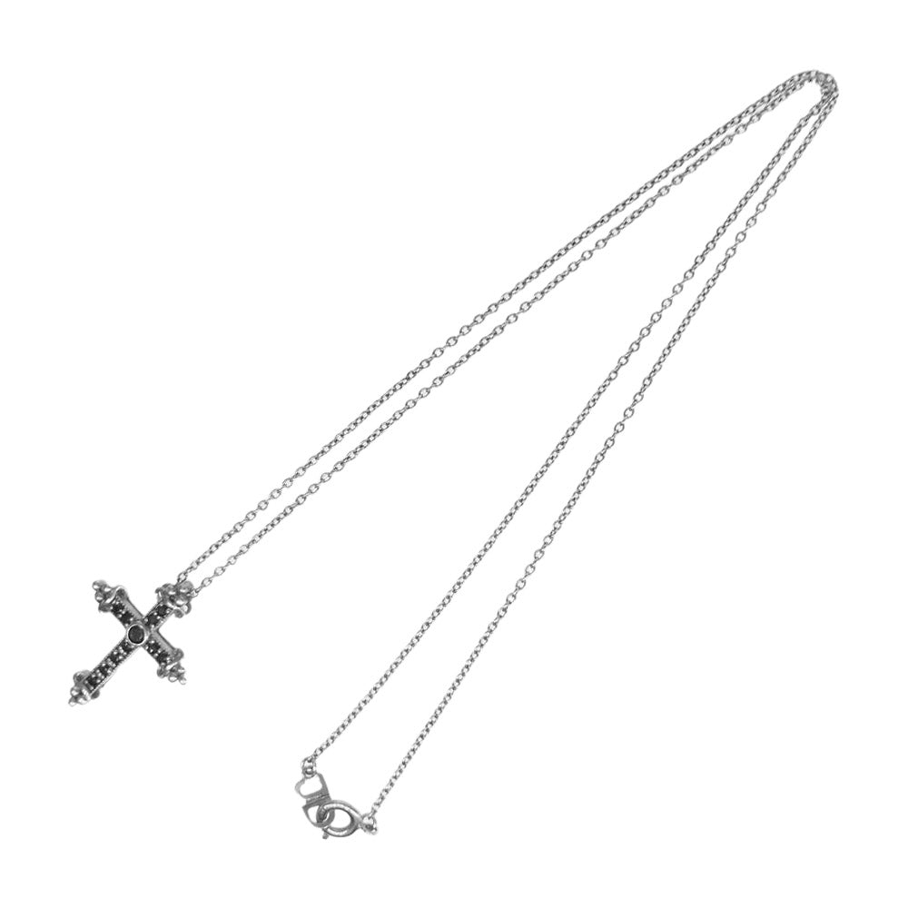 Justin Davis ジャスティンデイビス SNJ457 DARK AGE ダークエイジ クロス ネックレス シルバー系【中古】