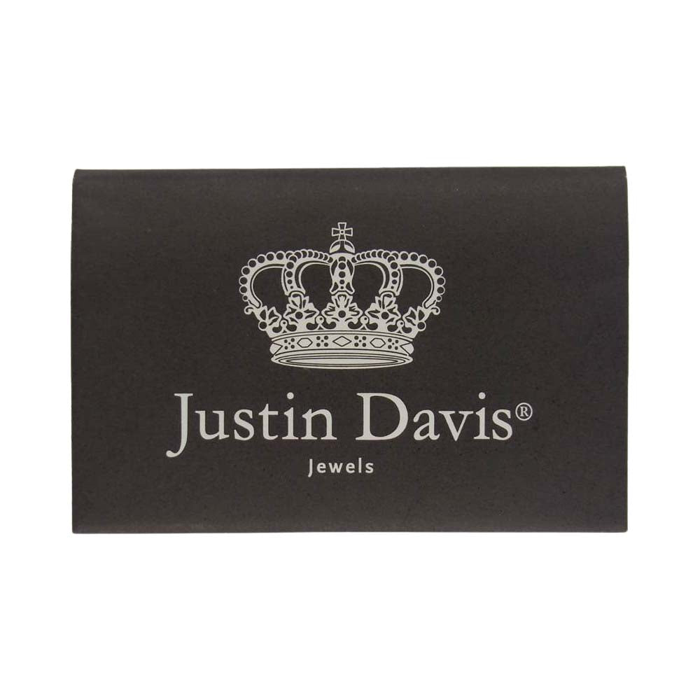 Justin Davis ジャスティンデイビス SBJ552 DOUBLE CROSS スカル クラウン ダブルクロス ブレスレット シルバー系【中古】