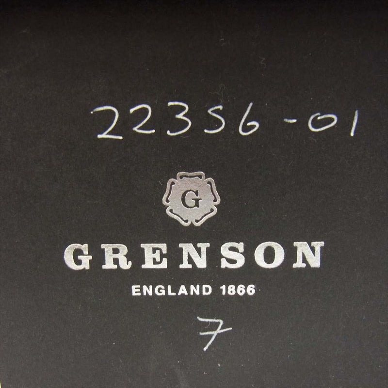 グレンソン 22356 bath バス ブラック フルブローグ シューズ ブラック系 7【新古品】【未使用】【中古】