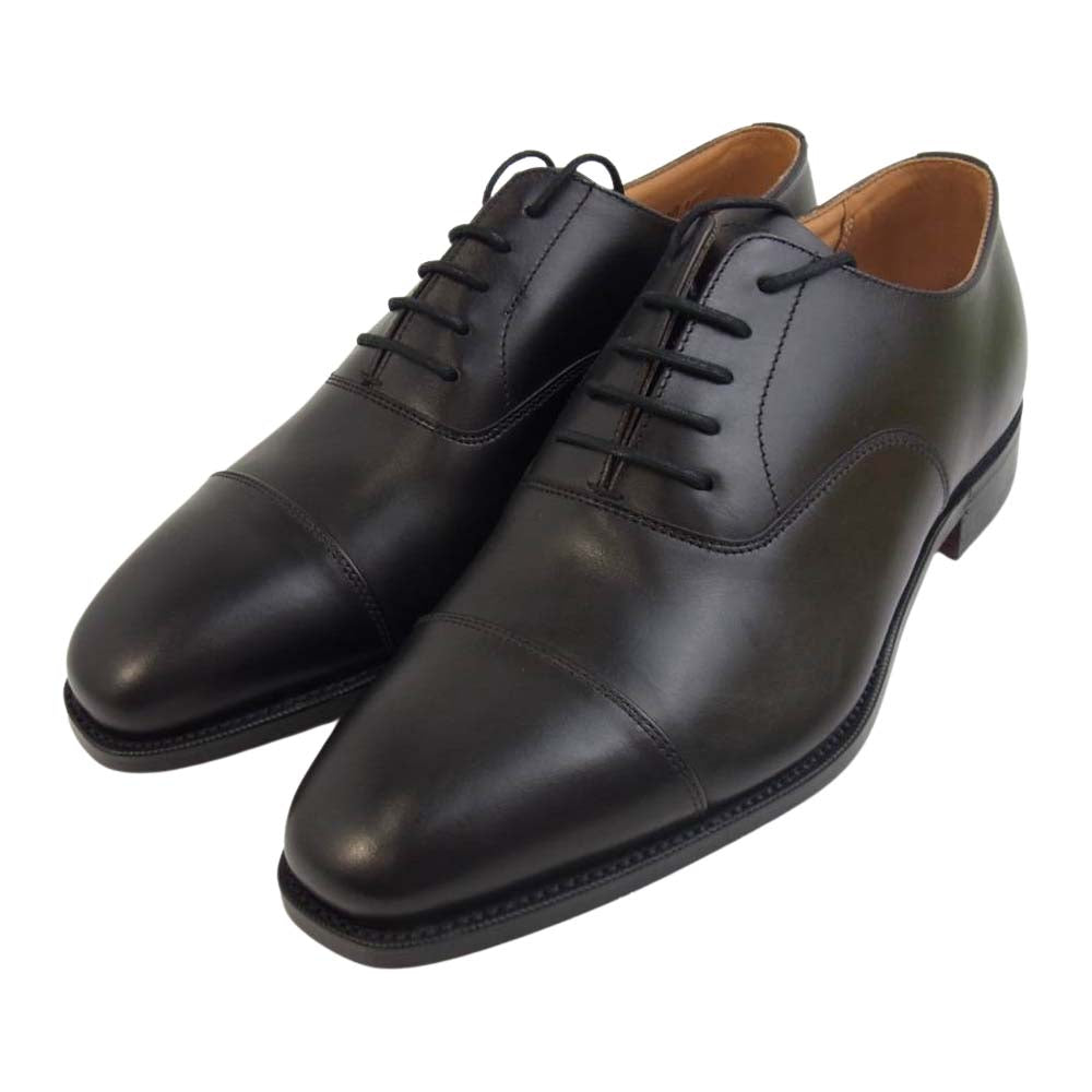 グレンソン 22346 LONDON ロンドン 内羽根 ストレートチップ レザー シューズ ブラック ブラック系 6 1/2【新古品】【未使用】【中古】