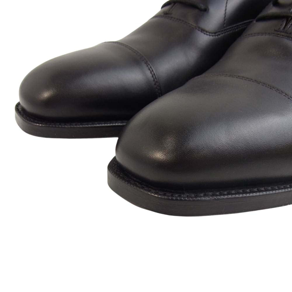 グレンソン 22346 LONDON ロンドン 内羽根 ストレートチップ レザー シューズ ブラック ブラック系 6 1/2【新古品】【未使用】【中古】