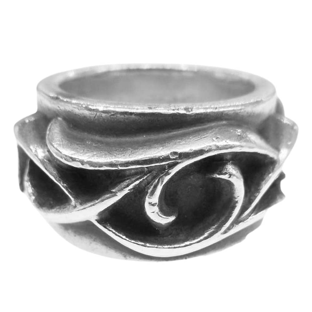 CHROME HEARTS クロムハーツ（原本無） シングル ワイド ヴァイン バンド リング シルバー系【中古】