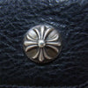 CHROME HEARTS クロムハーツ（原本無） WAVE WALLET クロスボール ボタン ウェーブ ウォレット ブラック系【中古】