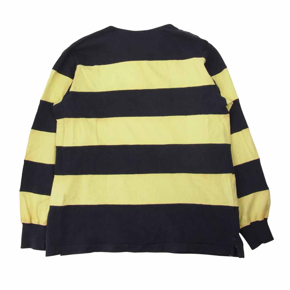 Brooks Brothers ブルックスブラザーズ ヴィンテージ ラガー シャツ イエロー系 ネイビー系 L【中古】