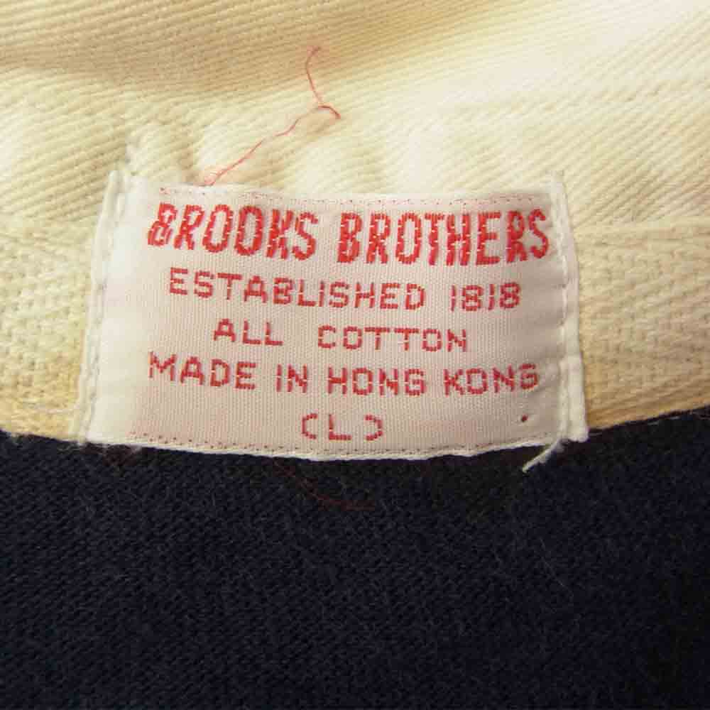 Brooks Brothers ブルックスブラザーズ ヴィンテージ ラガー シャツ イエロー系 ネイビー系 L【中古】
