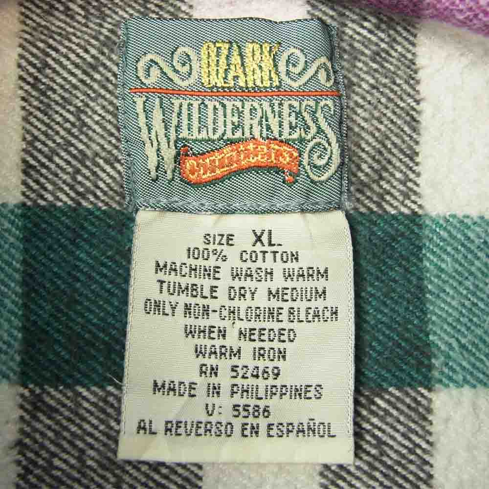 オザーク ウィルダネス ヴィンテージ ヘビーネル チェック シャツ マルチカラー系 XL【中古】