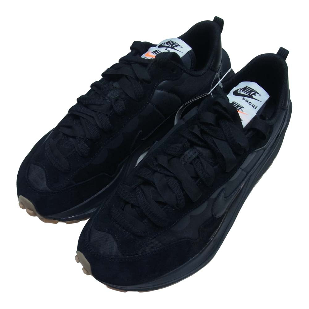 NIKE ナイキ DD1875 001 × Sacai VAPORWAFFLE サカイ ヴェイパーワッフル BLACK/GUM ブラック系 US9【新古品】【未使用】【中古】