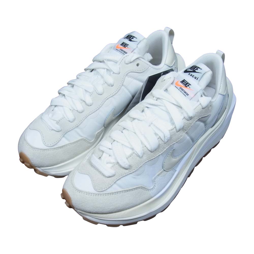 NIKE ナイキ DD1875 100 × Sacai VAPORWAFFLE サカイ ヴェイパーワッフル WHITE/GUM ホワイト系 US9【新古品】【未使用】【中古】