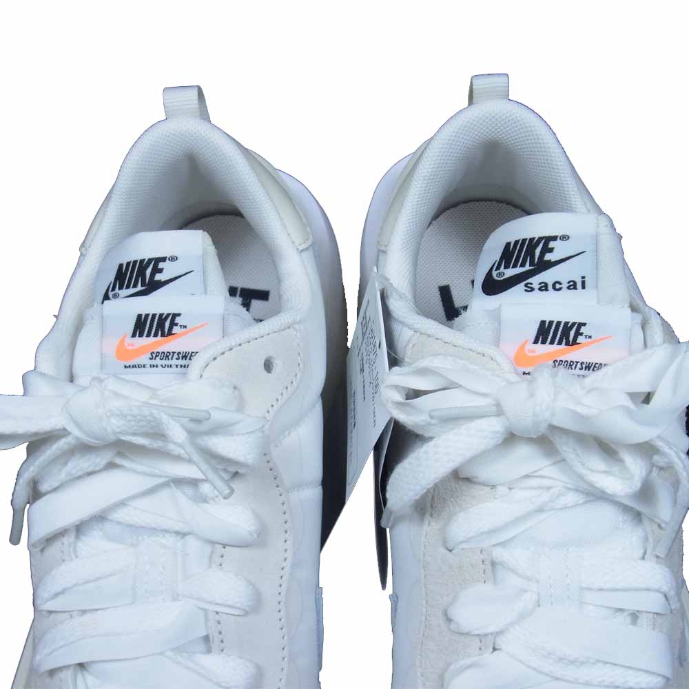 NIKE ナイキ DD1875 100 × Sacai VAPORWAFFLE サカイ ヴェイパーワッフル WHITE/GUM ホワイト系 US9【新古品】【未使用】【中古】