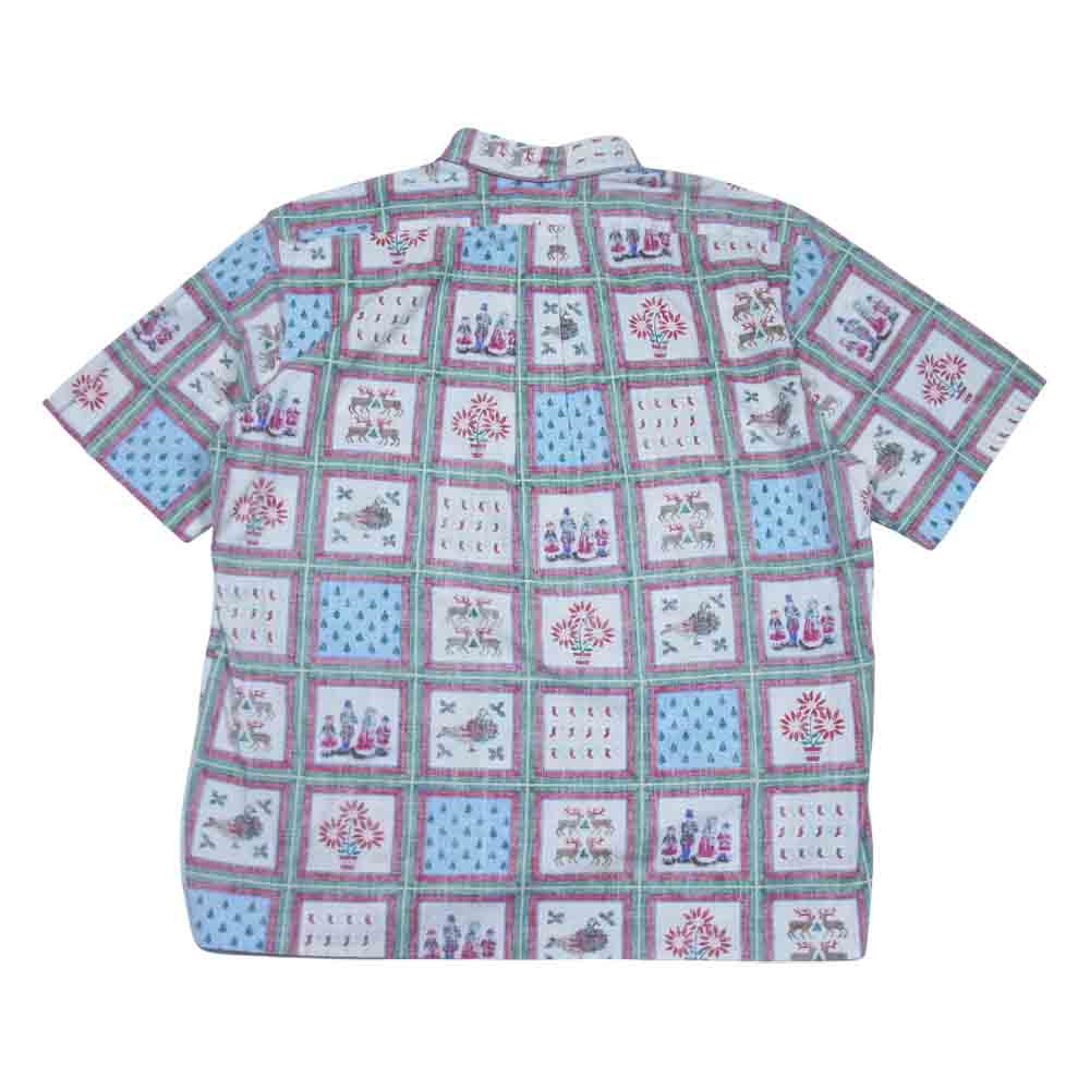 レインスプーナー ヴィンテージ ヌードタグ ハワイ製 プルオーバー アロハシャツ マルチカラー系 XL【中古】