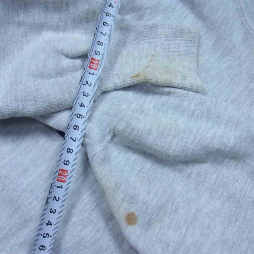 Champion チャンピオン 90s 刺繍タグ リバースウィーブ クルー スウェット グレー系 L【中古】