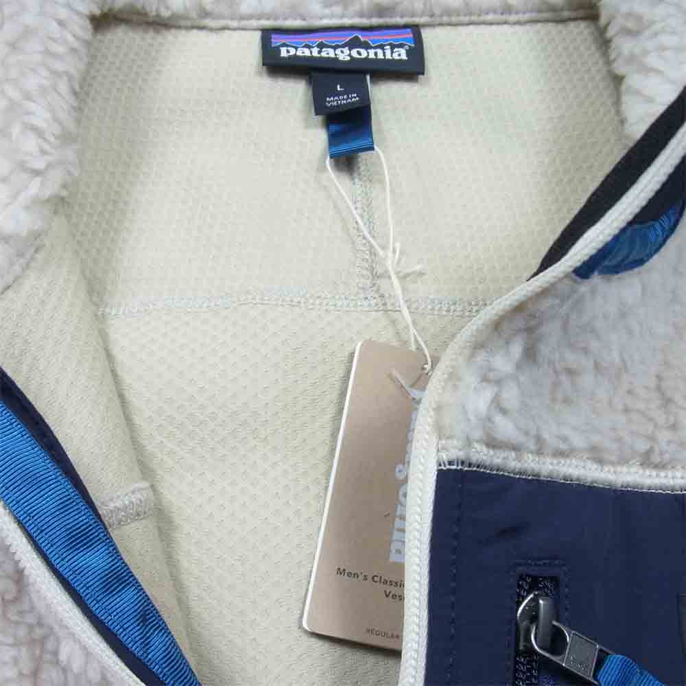 patagonia パタゴニア 21AW 23048 CLASSIC RETRO-X VEST クラシック レトロ エックス ベスト フリース ベスト NATURAL L【新古品】【未使用】【中古】