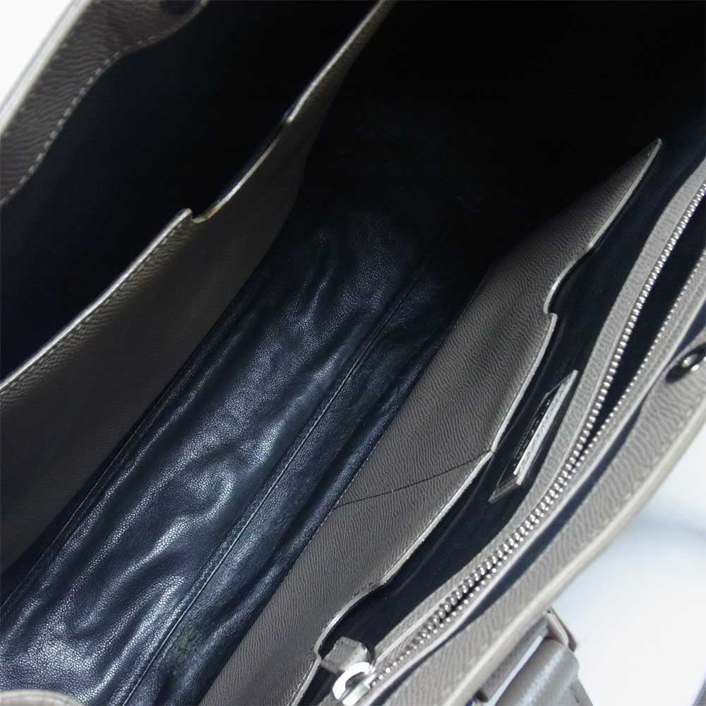 BVLGARI ブルガリ 37626 ブルガリマン トートバッグ ベージュ グレー系【中古】