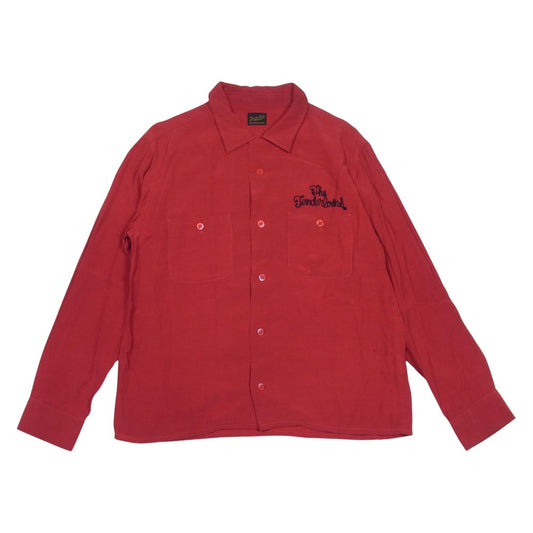 TENDERLOIN テンダーロイン T-RAYON Shirt レーヨンシャツ レッド系 S【中古】