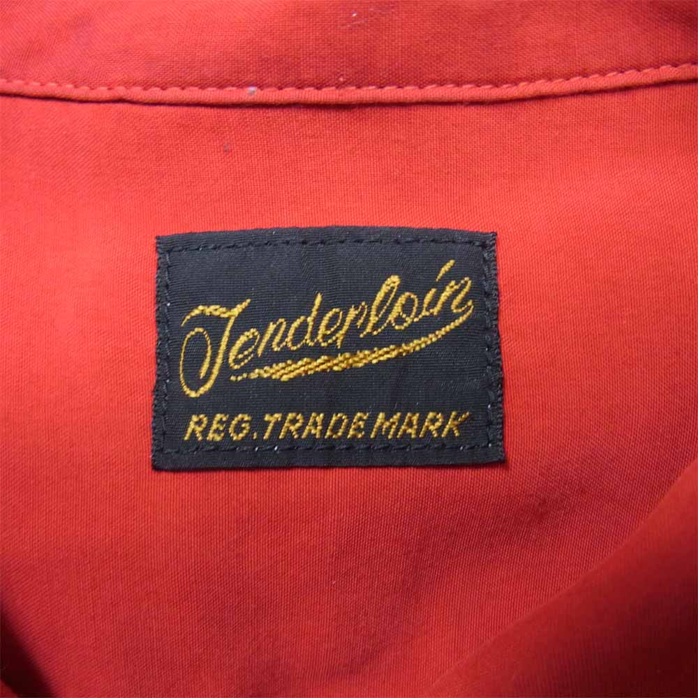 TENDERLOIN テンダーロイン T-RAYON Shirt レーヨンシャツ レッド系 S【中古】
