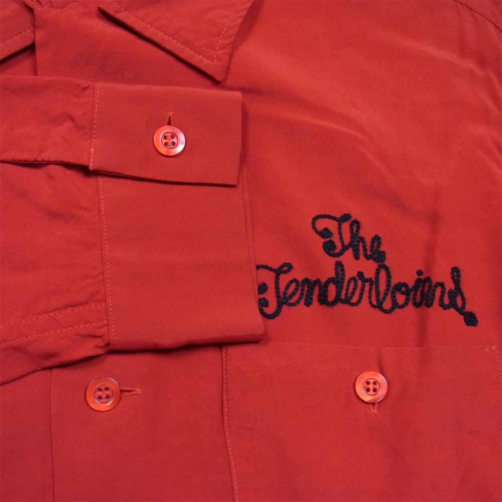 TENDERLOIN テンダーロイン T-RAYON Shirt レーヨンシャツ レッド系 S【中古】