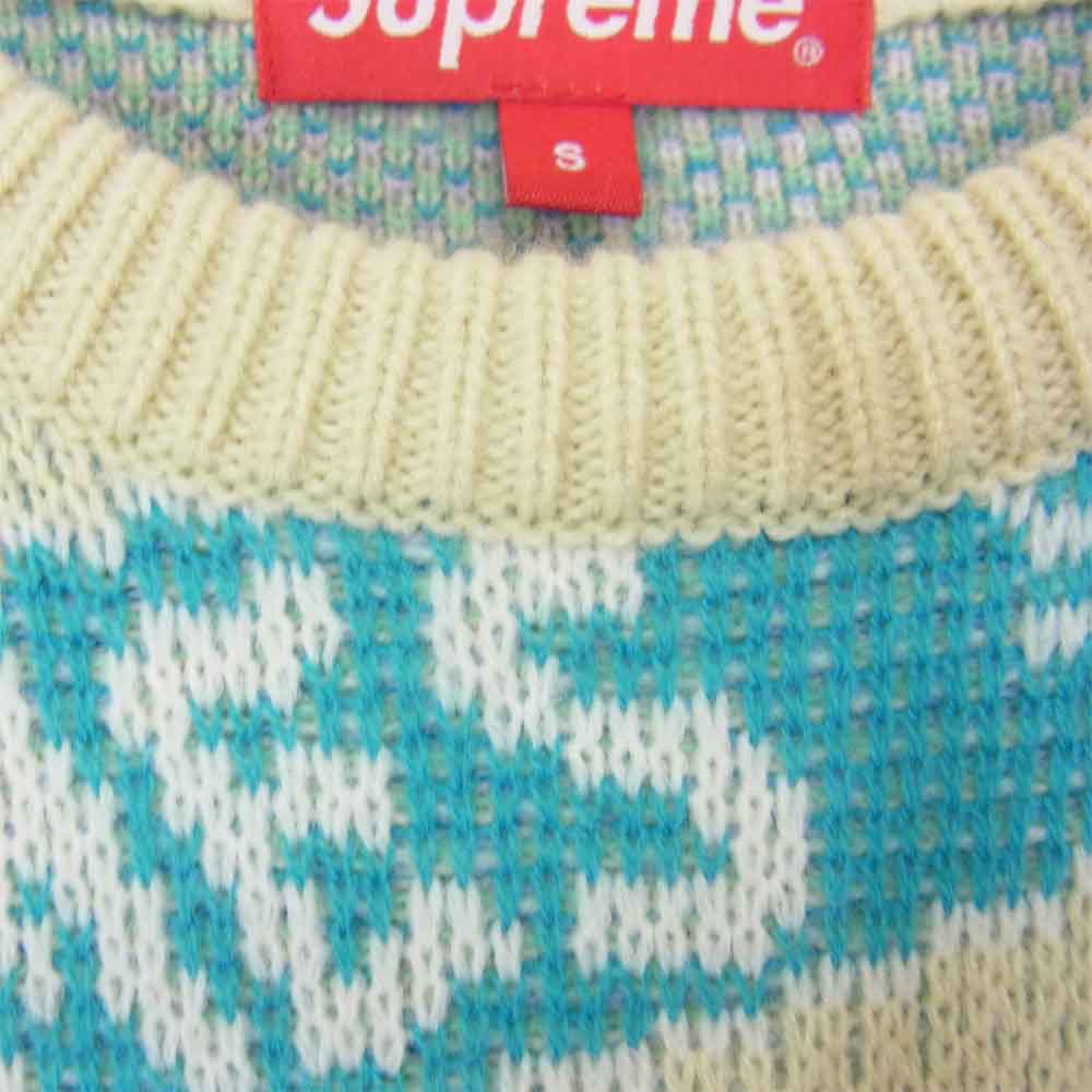 Supreme シュプリーム 21SS Street Signs Sweater ストリート サイン セーター マルチカラー系 S【美品】【中古】