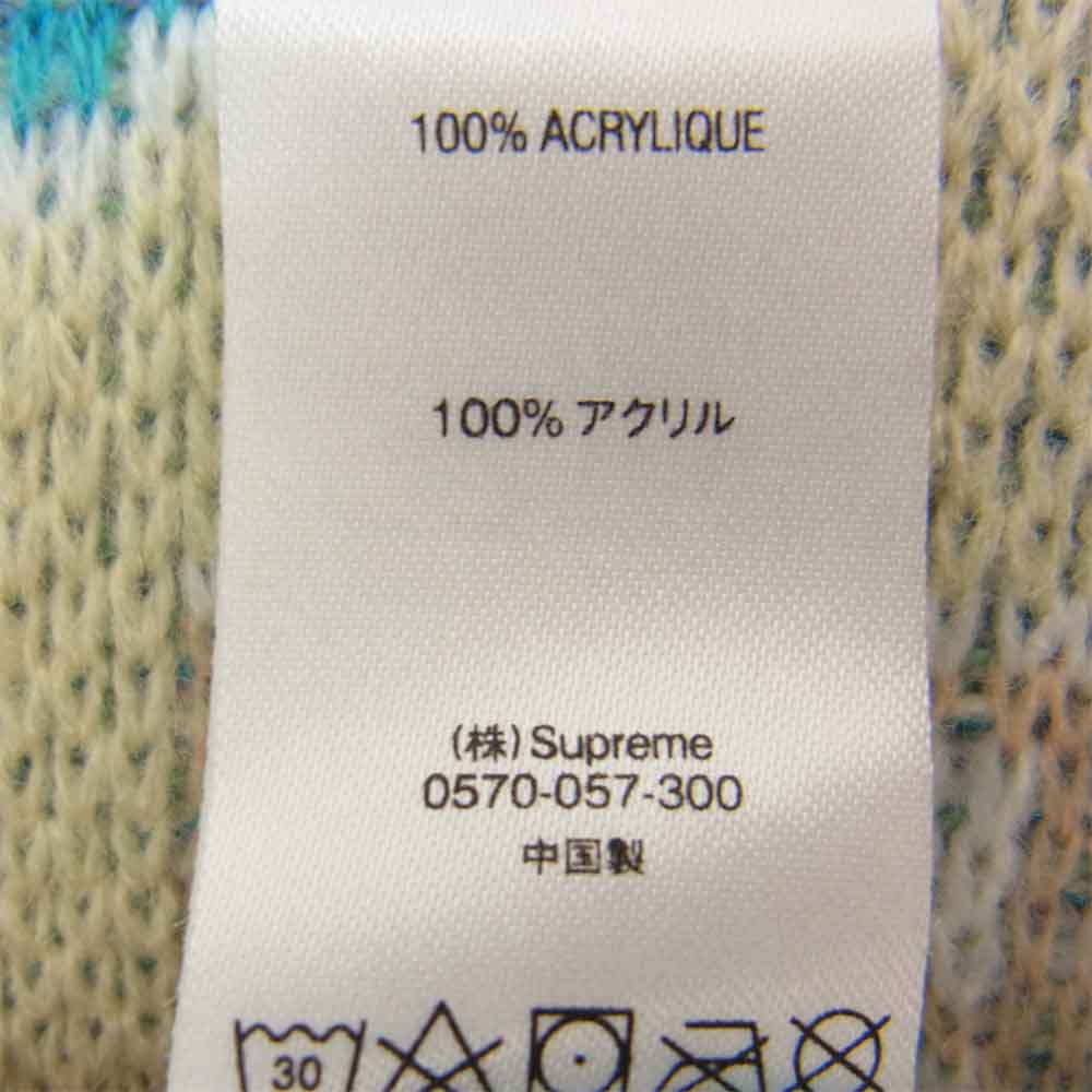 Supreme シュプリーム 21SS Street Signs Sweater ストリート サイン セーター マルチカラー系 S【美品】【中古】
