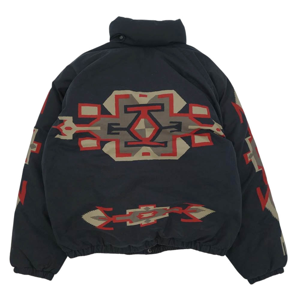 RALPH LAUREN ラルフローレン 90s ネイティブ柄 ダウン ジャケット グレー系 M【中古】