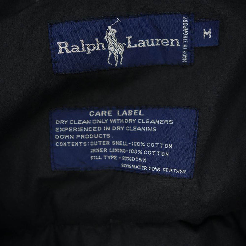 RALPH LAUREN ラルフローレン 90s ネイティブ柄 ダウン ジャケット グレー系 M【中古】